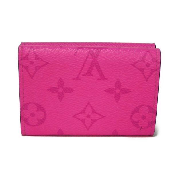 03096h 3 Louis Vuitton Discovery Compact Wallet Leather Pink