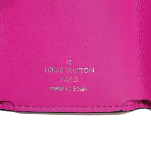 03096h 6 Louis Vuitton Discovery Compact Wallet Leather Pink