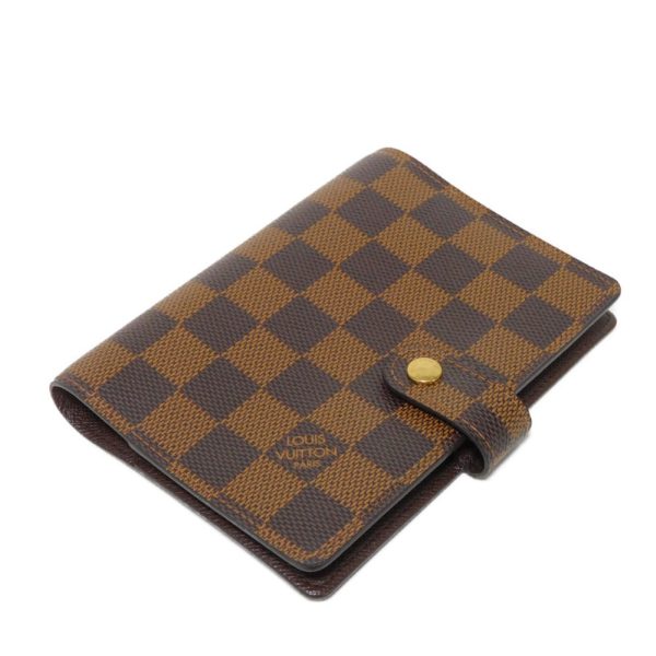 03201h 4 Louis Vuitton Agenda Pm Notebook Cover Leather Brown