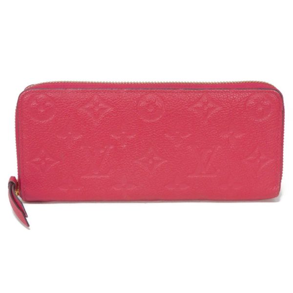 03206h 1 Louis Vuitton Portefeuille Clemence Long Wallet Leather Freesia