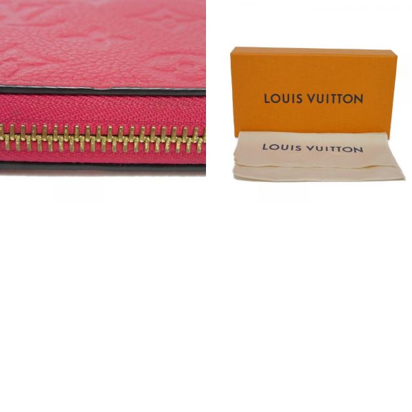 03206h 29 combine Louis Vuitton Portefeuille Clemence Long Wallet Leather Freesia