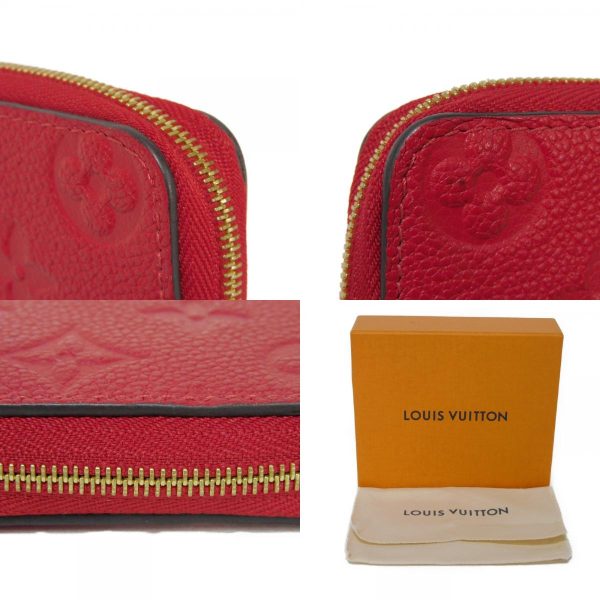 03470h 20 combine Louis Vuitton Zippy Coin Purse Leather Red