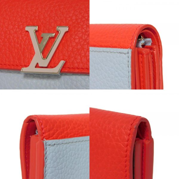 03487h 22 combine Louis Vuitton Portefeuille Capucines Trifold Wallet