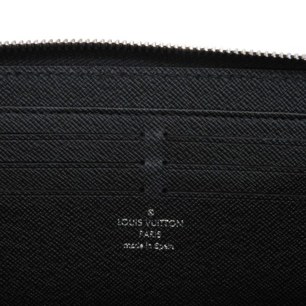 03531h 9 Louis Vuitton Zippy Dragonne Long Wallet Leather Black