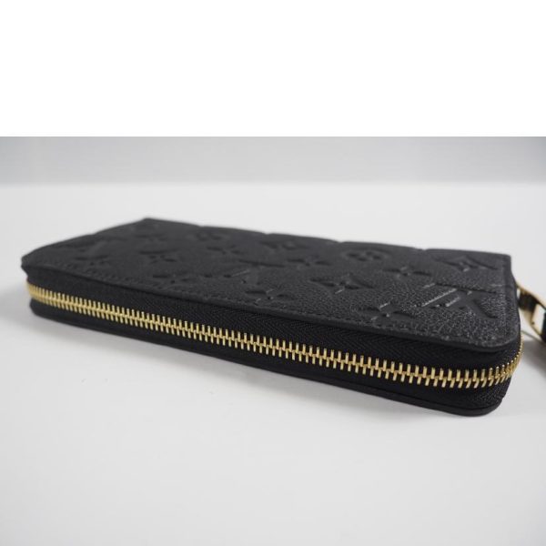 03603 3 Louis Vuitton Zippy Wallet Empreinte Black