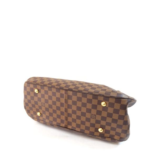 04104 3 Louis Vuitton Damier Ebene Handbag Brown