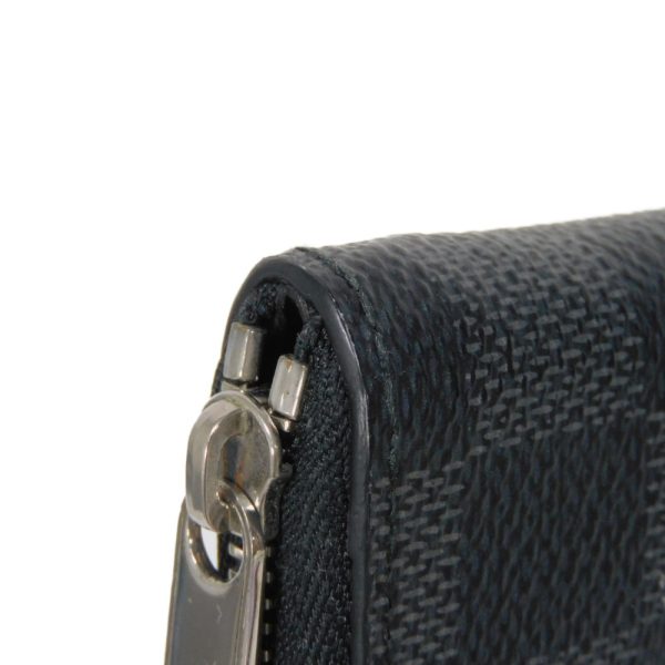 04120h 15 Louis Vuitton Zippy Coin Purse Leather Black