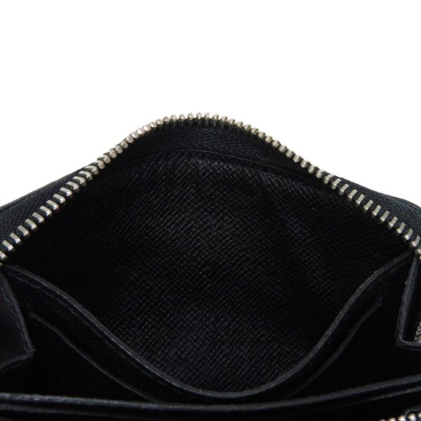 04120h 7 Louis Vuitton Zippy Coin Purse Leather Black