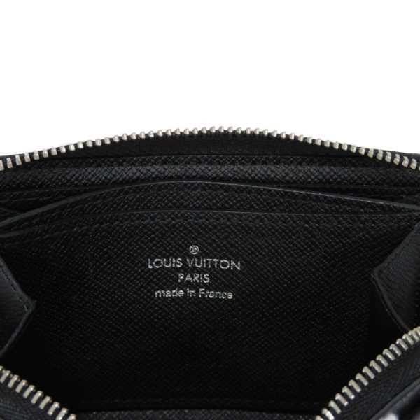 04120h 8 Louis Vuitton Zippy Coin Purse Leather Black