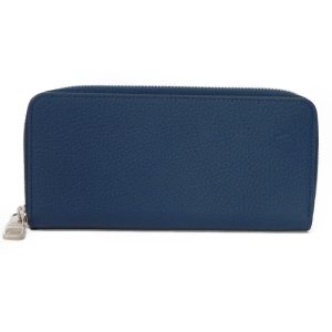 04139h 1 Loewe Bifold Mini Compact Zip Wallet Blue