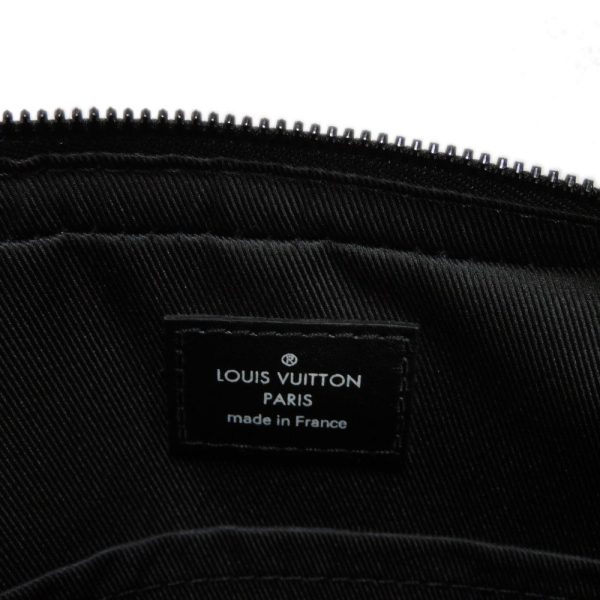 04146h 6 Louis Vuitton Trio Messenger Shoulder Bag Canvas Black