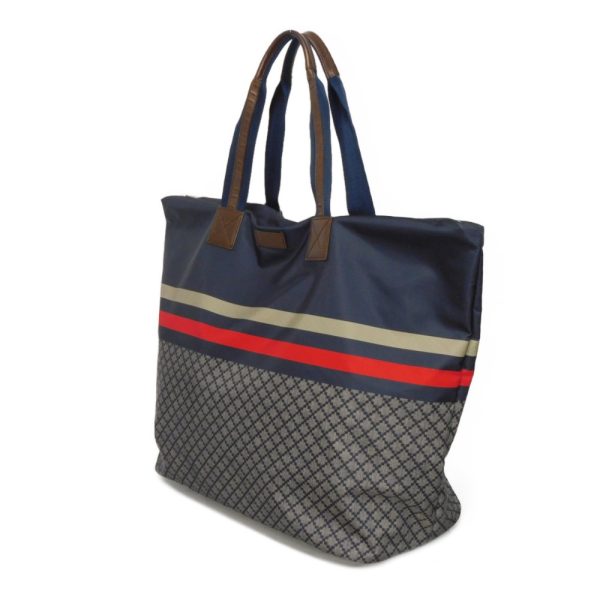 04388h 2 Gucci Diamante Tote Tote Bag Nylon Navy