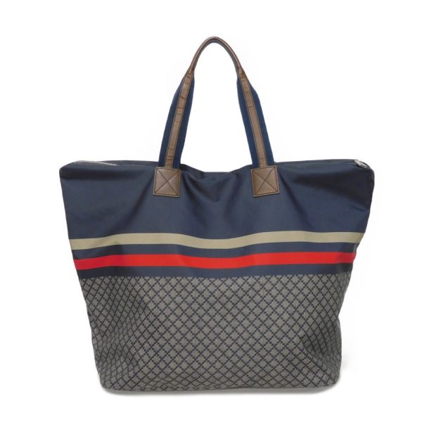 04388h 4 Gucci Diamante Tote Tote Bag Nylon Navy