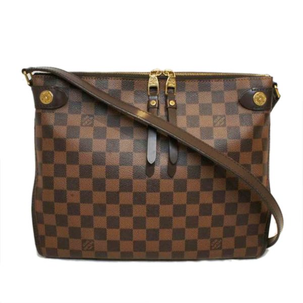 04640 1 Louis Vuitton Duomo Damier Shoulder Bag Brown