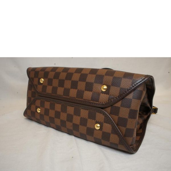 04640 3 Louis Vuitton Duomo Damier Shoulder Bag Brown