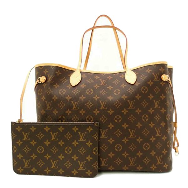 04659 1 Louis Vuitton GM Neverfull Handbag Brown