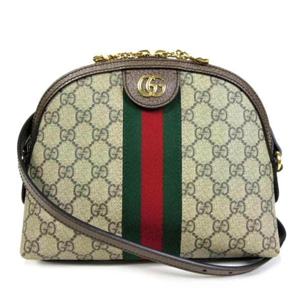 04721 1 Gucci Ophidia GG Supreme Shoulder Brown