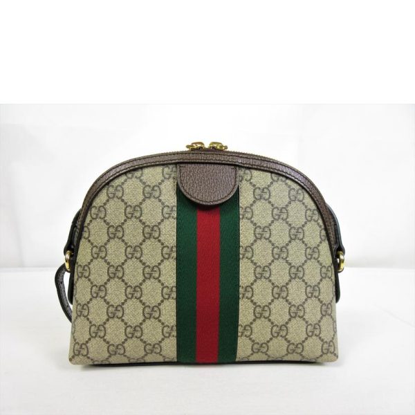 04721 2 Gucci Ophidia GG Supreme Shoulder Brown