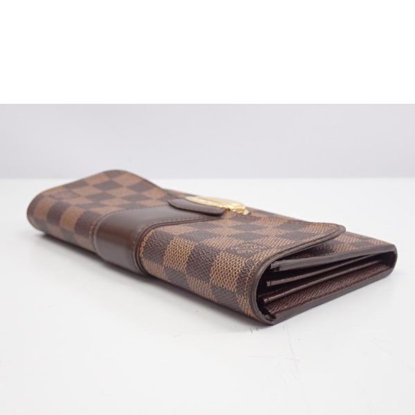 04763 3 Louis Vuitton Portefeuil Sistina Damier Wallet Brown