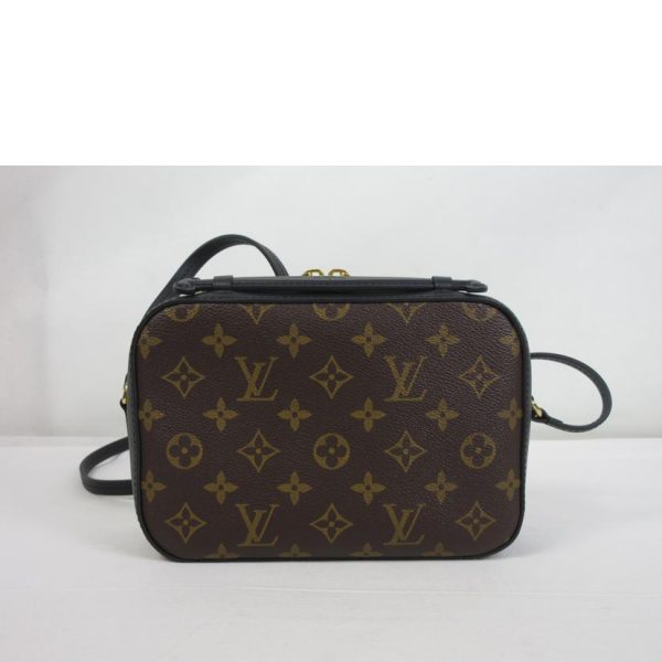 04833 2 Louis Vuitton Saintonge Monogram Handbag Brown