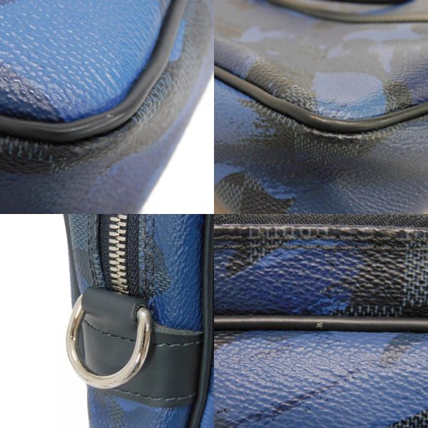 05061h 19 combine Louis Vuitton Pdv Pm Porte Document Voyage Briefcase Leather Blue