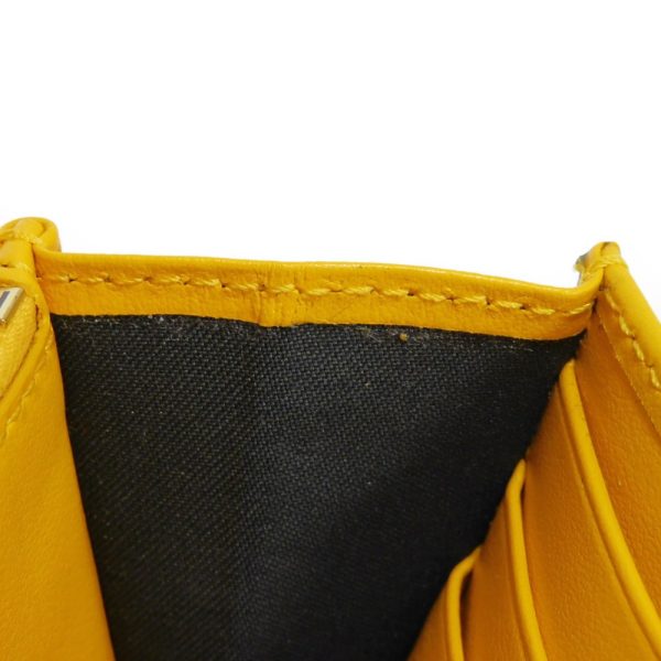 05181h 14 Fendi Rome Continental Wallet Leather Yellow