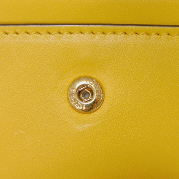 05181h 16 Fendi Rome Continental Wallet Leather Yellow