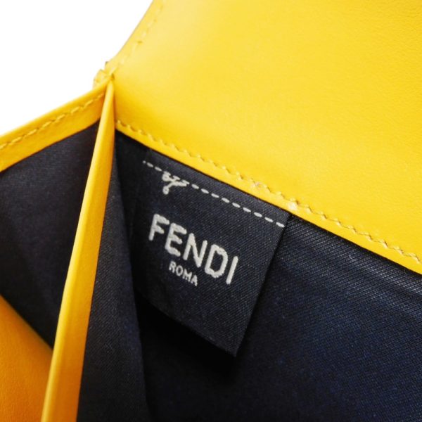 05181h 7 Fendi Rome Continental Wallet Leather Yellow