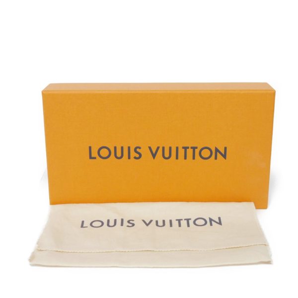 05421h 12 Louis Vuitton Zippy Wallet Vertical Long Wallet Canvas Blue