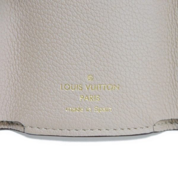 05451h 6 Louis Vuitton Portefeuille Rock Mini Trifold Wallet Leather Greige