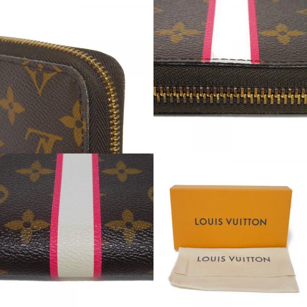 05461h 28 combine Louis Vuitton Zippy Organizer Nm Long Wallet Canvas Fuchsia