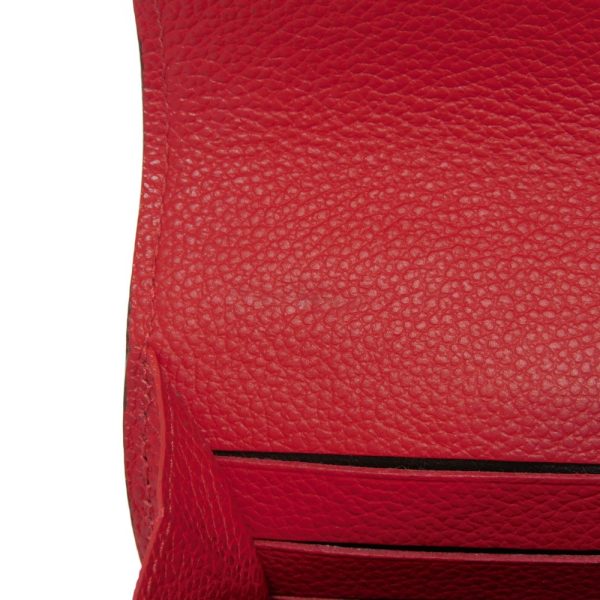 05524h 12 Louis Vuitton Portefeuille M√©tis Long Wallet Leather Red