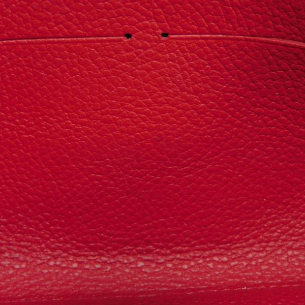 05524h 17 Louis Vuitton Portefeuille M√©tis Long Wallet Leather Red