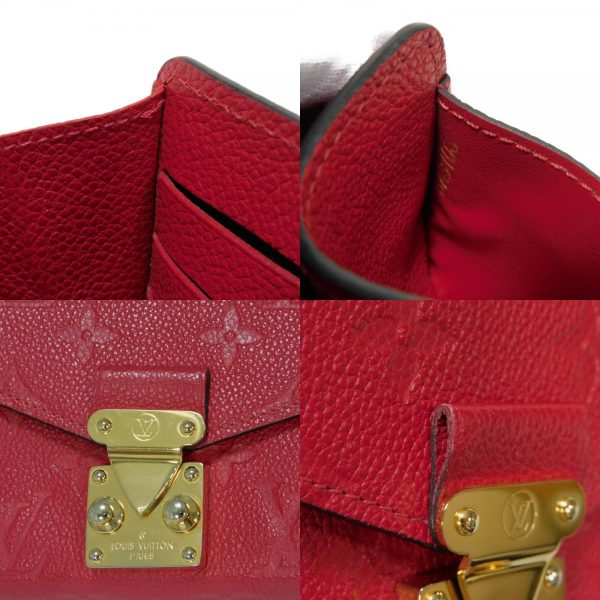 05524h 18 combine Louis Vuitton Portefeuille M√©tis Long Wallet Leather Red