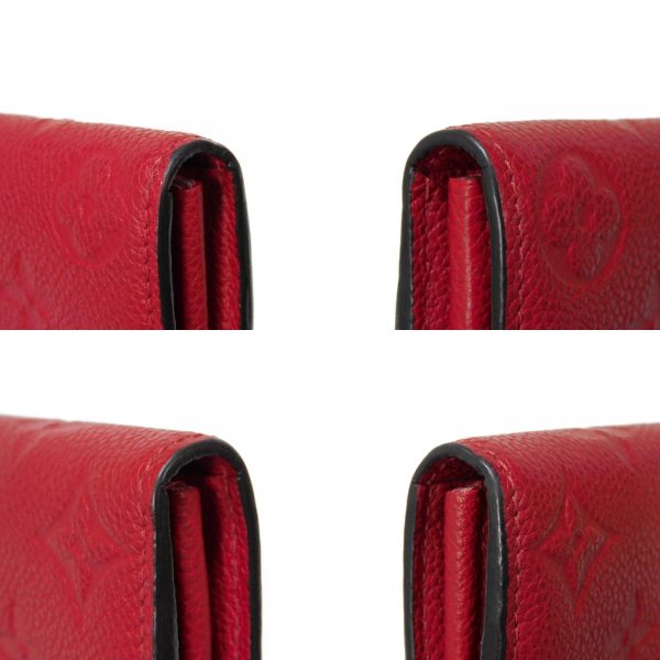 05524h 26 combine Louis Vuitton Portefeuille M√©tis Long Wallet Leather Red