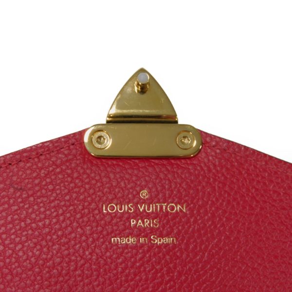 05524h 6 Louis Vuitton Portefeuille M√©tis Long Wallet Leather Red