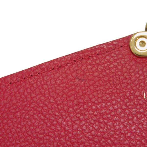 05524h 7 Louis Vuitton Portefeuille M√©tis Long Wallet Leather Red