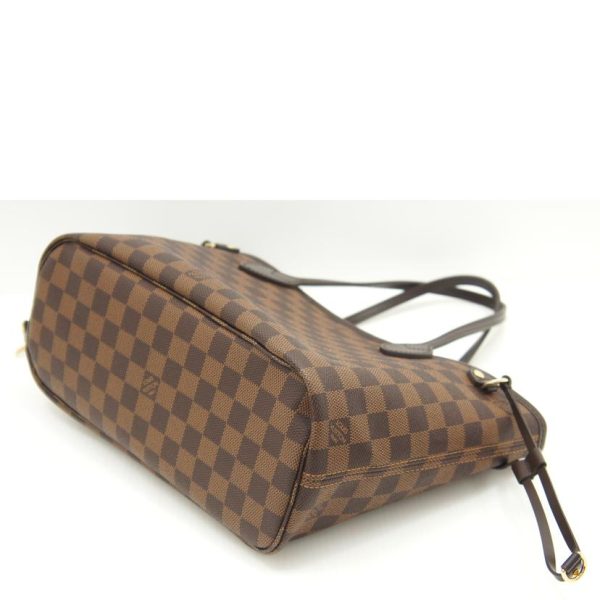 05750 3 Louis Vuitton Damier Ebene Never Full PM Model Bag Brown