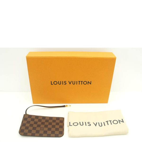 05750 7 Louis Vuitton Damier Ebene Never Full PM Model Bag Brown