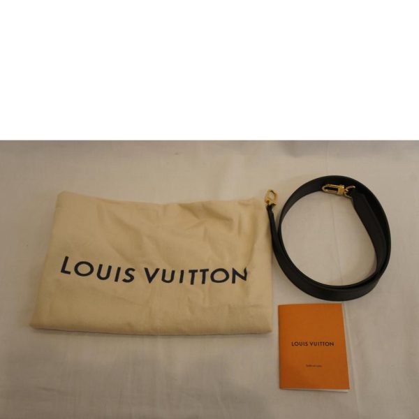 05841 6 Louis Vuitton Monogram Flower Zip Tote Bag Brown Black