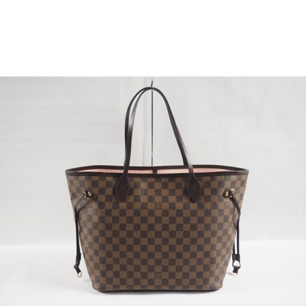 05892 2 Louis Vuitton Neverfull MM Damier Handbag Brown