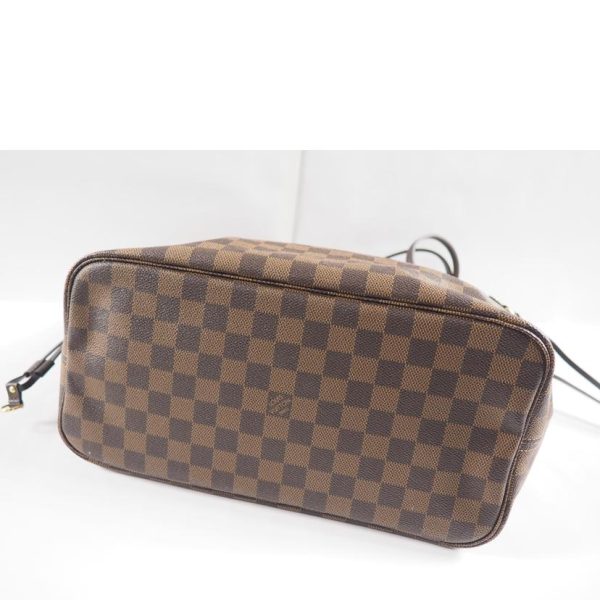 05892 4 Louis Vuitton Neverfull MM Damier Handbag Brown