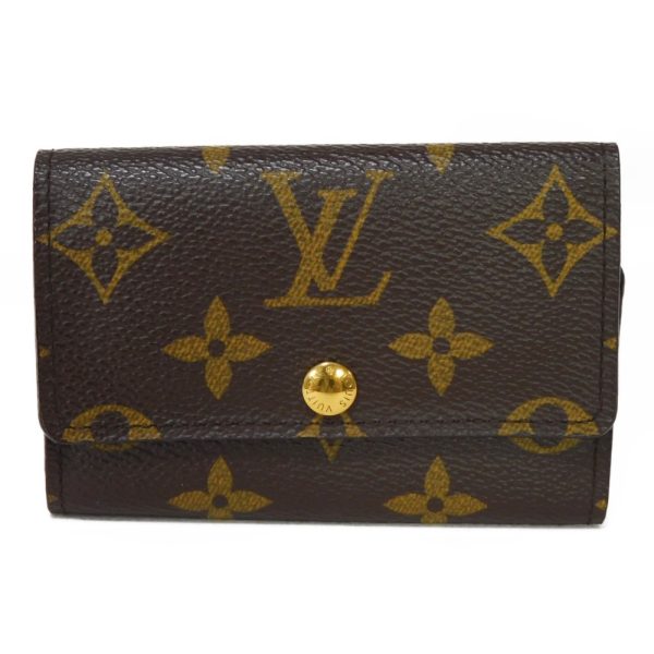 06070h 1 Louis Vuitton Multicle Key Case Canvas Brown