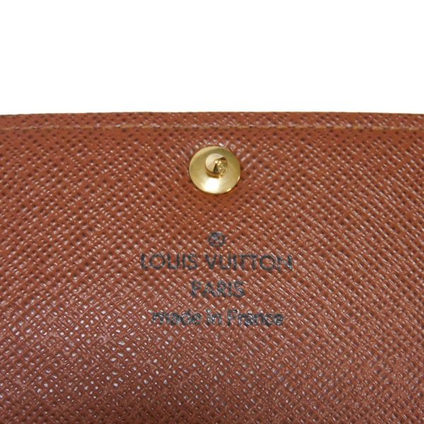 06070h 9 Louis Vuitton Multicle Key Case Canvas Brown