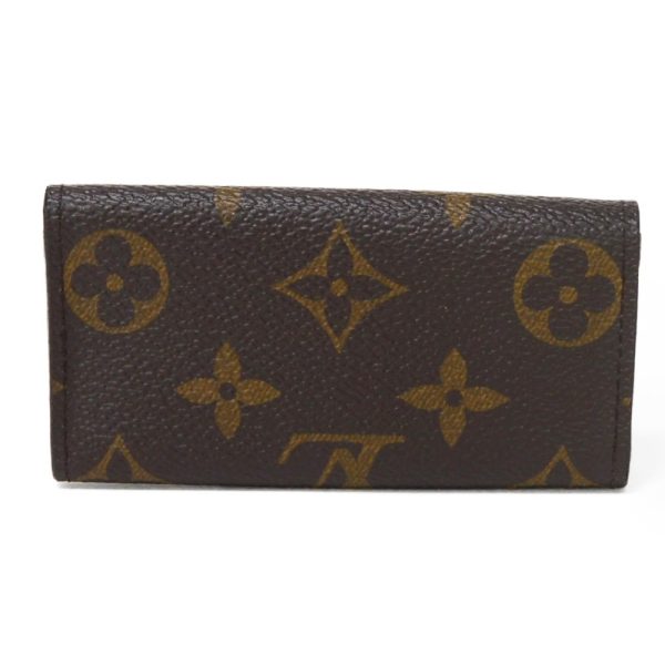 06073h 3 Louis Vuitton Multicle Key Case Leather Brown