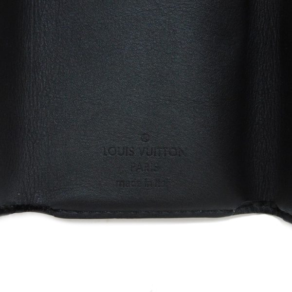 06074h 9 Louis Vuitton Discovery Compact Wallet Leather Black