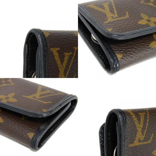 06119h 19 combine Louis Vuitton Multicle Key Case Leather Black