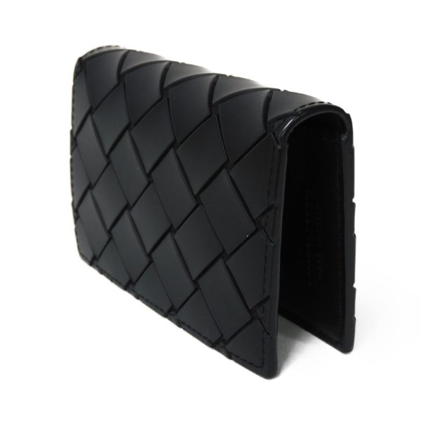 06227h 2 Bottega Veneta Card Case Leather Black