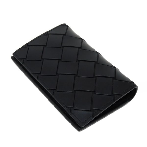 06227h 4 Bottega Veneta Card Case Leather Black