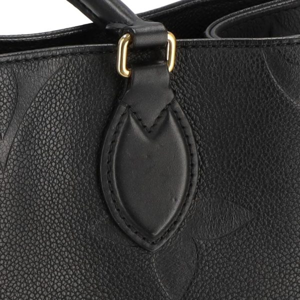 06316 8 Louis Vuitton On The Go MM Monogram Empriente Bag Noir